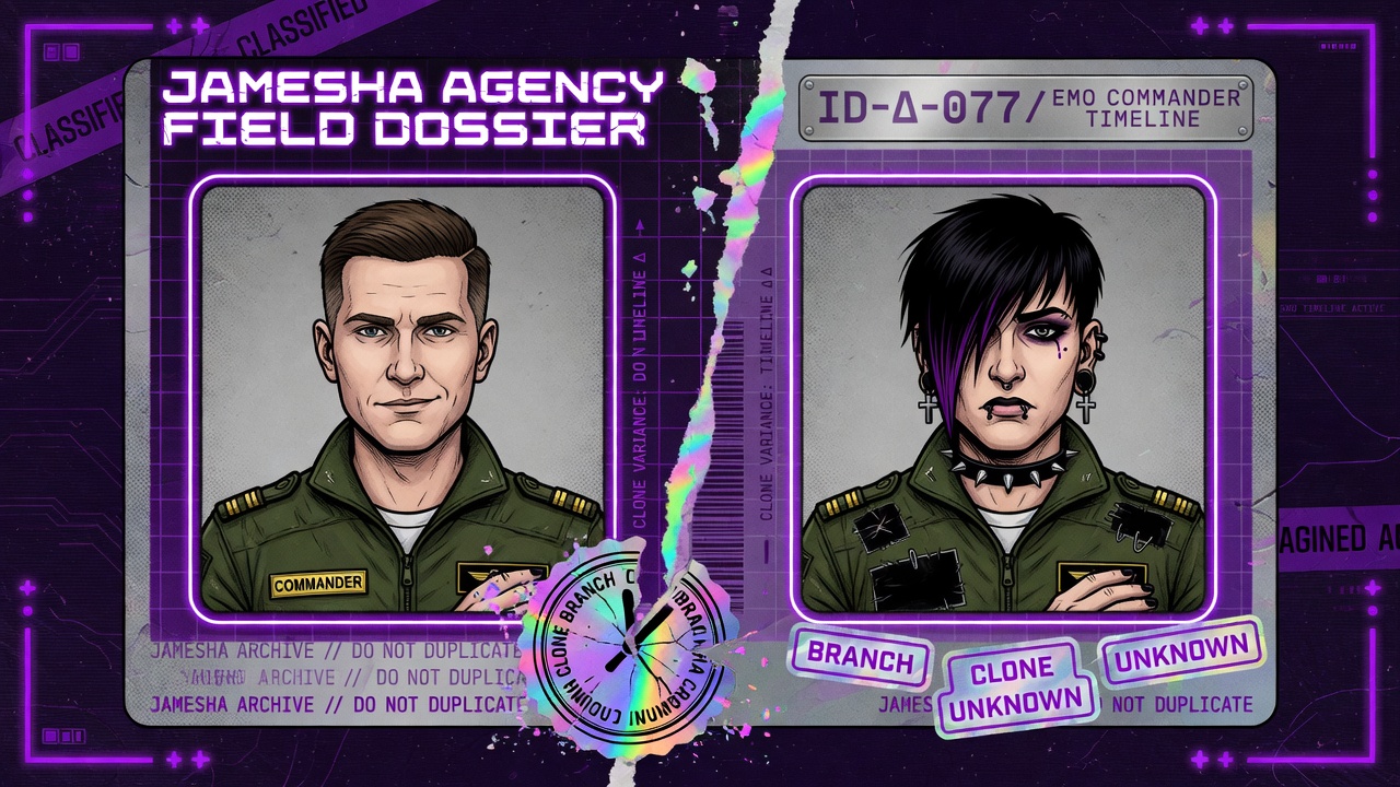 ID plate showing Prime Commander and Emo Commander