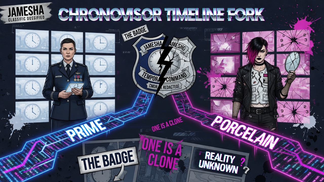 Chronovisor timeline fork diagram