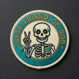 Best Friend of Bob sticker patch