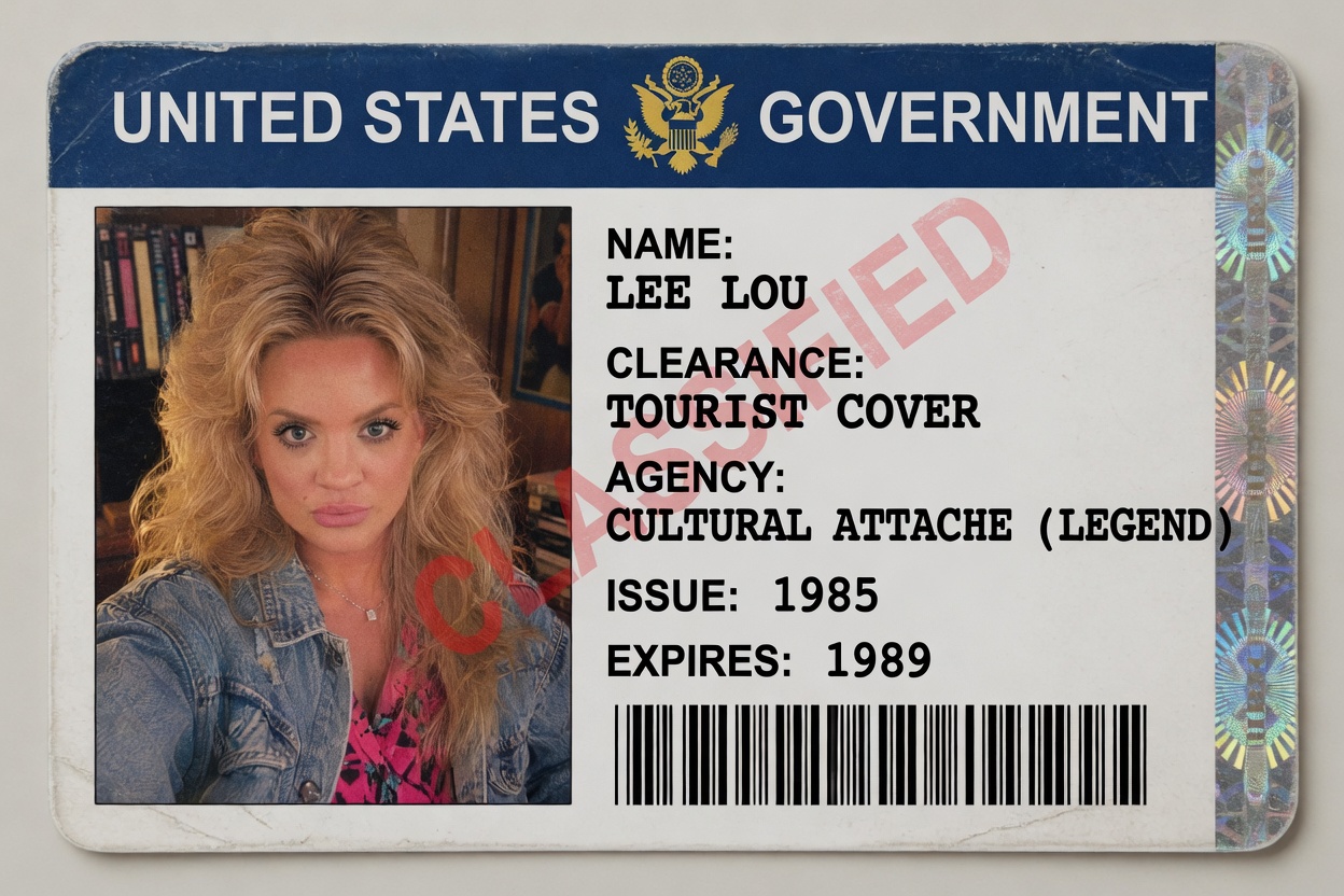 Lee Lou contractor ID badge