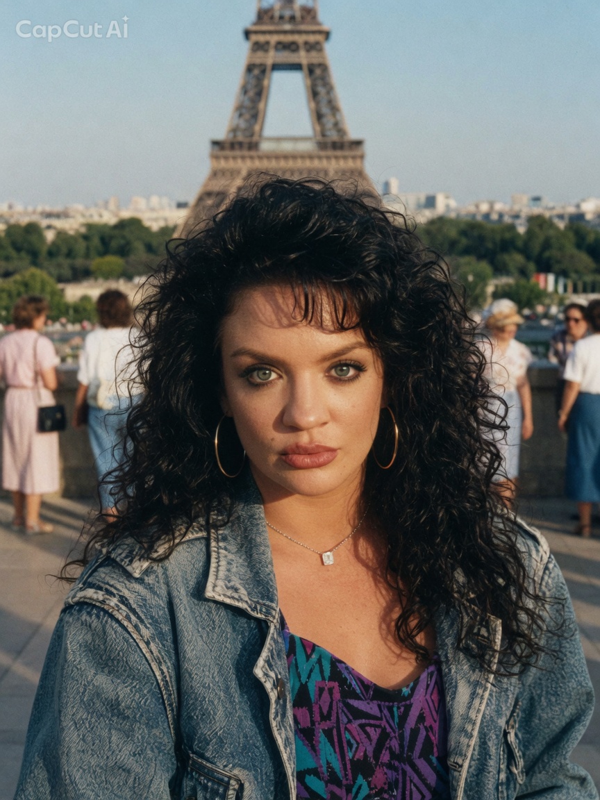 Lee Lou at the Eiffel Tower